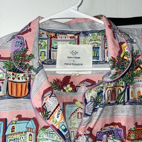Printfresh x Lenox Spice Village Short PJ Set - Picture 3 of 9
